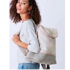 Stella & Dot Crush It Backpack Blush Camo